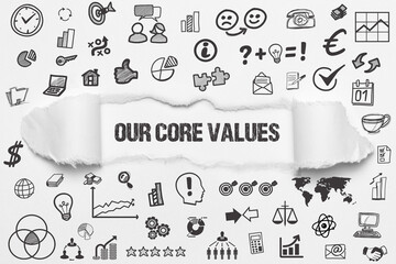 our core values	
