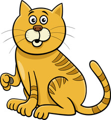 cartoon surprised cat comic animal character