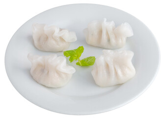 4 raviolis vapeur cuisine japonaise asiatique