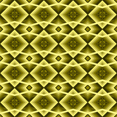 The geometric pattern is made into a fabric pattern.