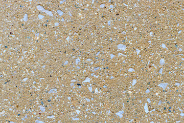gravel, cement, abstract pattern, with small pebbles