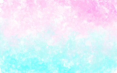 Fototapeta na wymiar Pastel blue and pink abstract beautiful and colorful background gradients made using the texture of watercolor spots