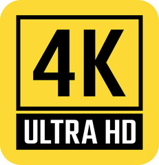 4k ultra hd yellow and black colors