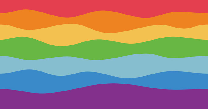 colorful palette wave gradient background © adi
