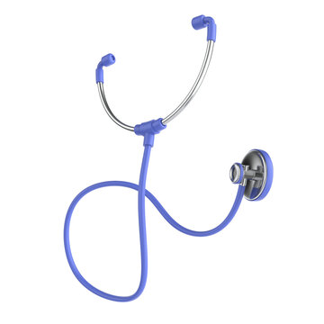 Medical stethoscope 3d render illustration  for doctor healthcare concept