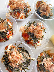 Takoyaki, octopus balls, japanese food