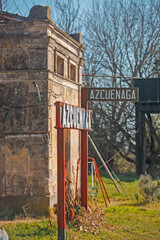 Old abandoned train station