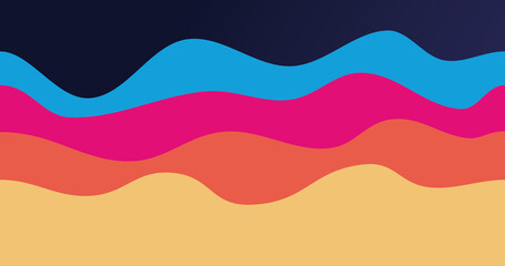 colorful waves wave background