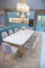 Home design kitchen interior - dining room