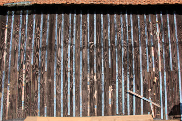 mur de bois fantaisie