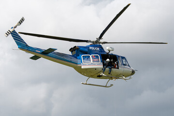Fototapeta na wymiar helicopter on the ground