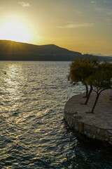 Sea sunset in Neum (Bosnia and Herzegovina)