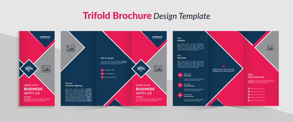 Business trifold brochure design