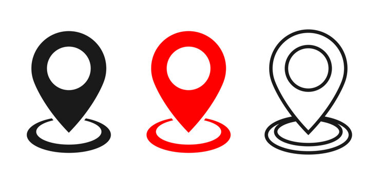 Location pin vecor icon.