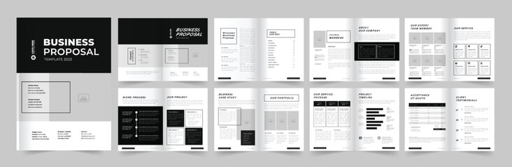 Project Proposal or Business proposal Template Design