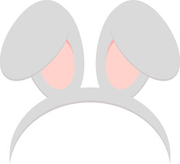 Carnival hair hoop with rabbit ears