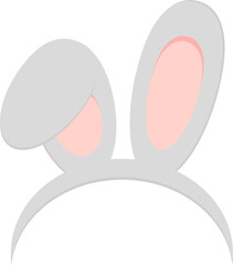 Carnival hair hoop with rabbit ears