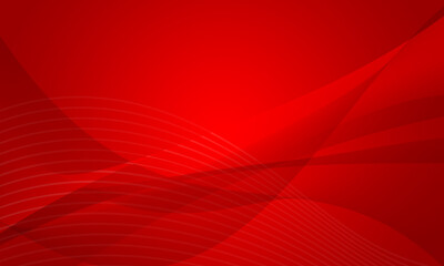 red lines wave curve depth with soft gradient abstract background