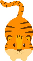 This is a cute tiger