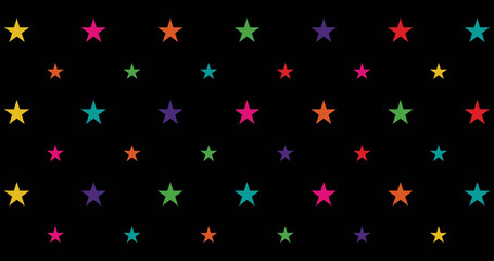 Fototapeta na wymiar colorful star background