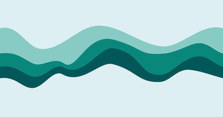 blue green gradient abstract fluid wave background