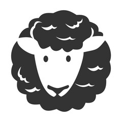 sheep animal logo Icon Illustration Brand Identity template