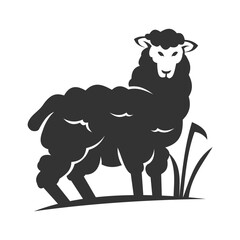 sheep animal logo Icon Illustration Brand Identity template