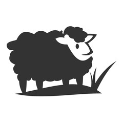 sheep animal logo Icon Illustration Brand Identity template