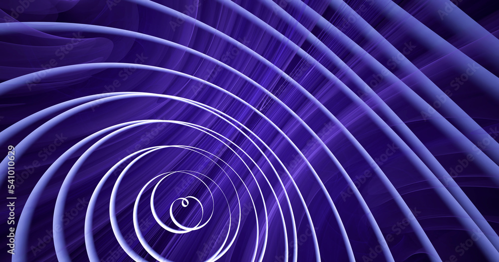 Poster fractal spiral. abstract fractal patterns and shapes. dynamic flowing natural forms.
