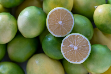 Obraz na płótnie Canvas slice of lime 