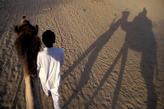 Camel ride in Fatehpur, India.