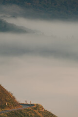 秋吉台　長者ヶ峰展望台