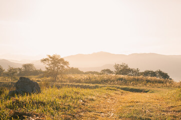 秋吉台　長者ヶ峰展望台