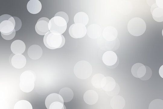 Grey Bokeh Background