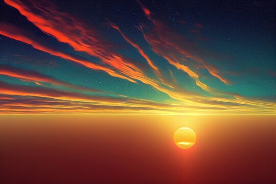 Beautiful Nature Nature Sun Sunset Star Sunrise Celestial Body Sky Silhouette