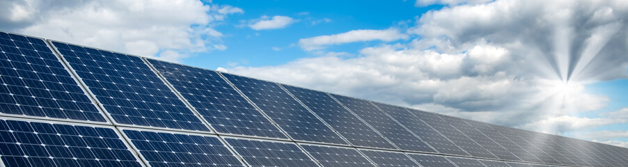 Solar panel or battery. Alternative energy source. solar energy.