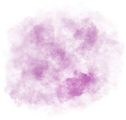 Purple Watercolor Splash Soft Cloud Brush