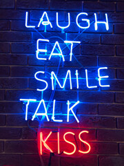 Laugh, Eat, Smile, Talk, Kiss