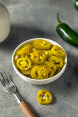 Homemade Preserved Pickled Jalapeno Peppers