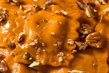 Homemade Autumn Pumpkin Ravioli