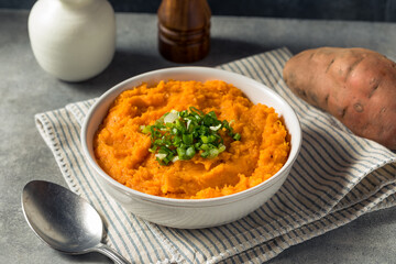 Healthy Homemade Mashed Sweet Potatoes