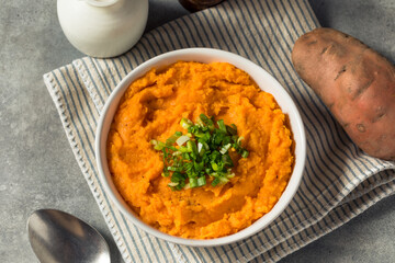 Healthy Homemade Mashed Sweet Potatoes