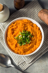 Healthy Homemade Mashed Sweet Potatoes