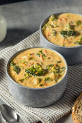 Homemade Healthy Broccoli Cheddar Soup