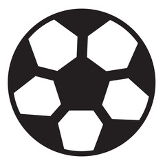 Soccer Ball, futbol to be used as icon or graphic art addition to designs.