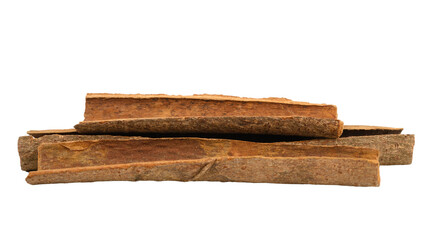 Cinnamon sticks isolated and shot in studio