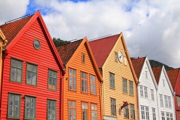 Bryggen street in Bergen