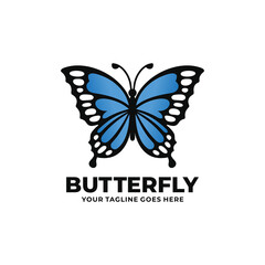 Butterfly logo design vector