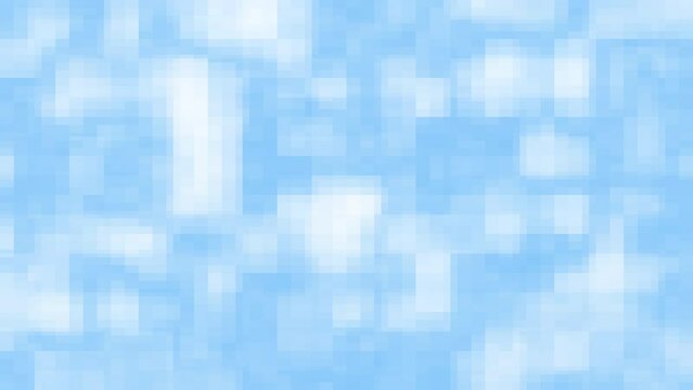 abstract pixel block moving animation background.