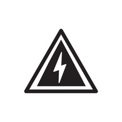 Lighting Bolt Icon Vector Illustration Style